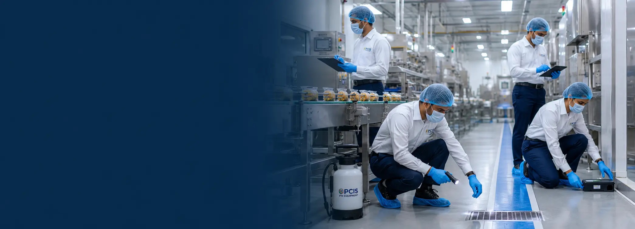 Food processing plant with strict hygiene controls