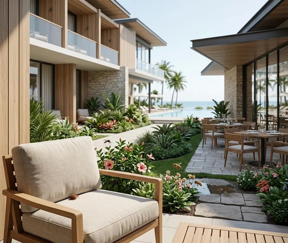 Hotels & Resorts environment protected by professional pest management